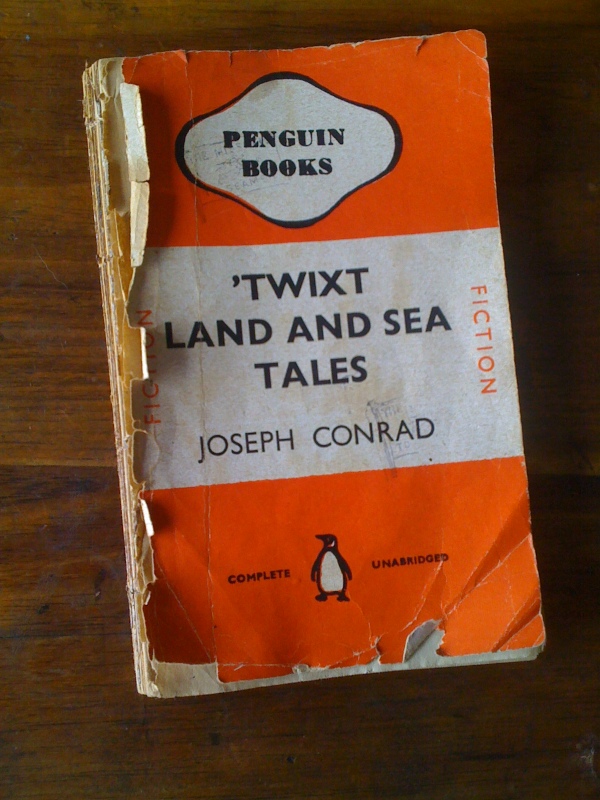 Original Penguin paperback copy of 'Twixt Land and Sea Tales by Joseph Conrad